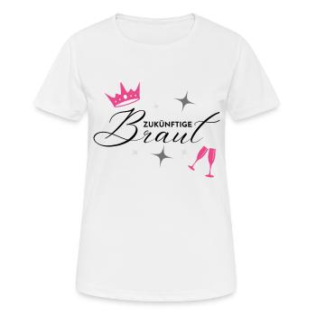 Bachelorette Sparkle - Frauen T-Shirt atmungsaktiv - Weiß - Vorne - AI Model Female 172 dark (172cm)