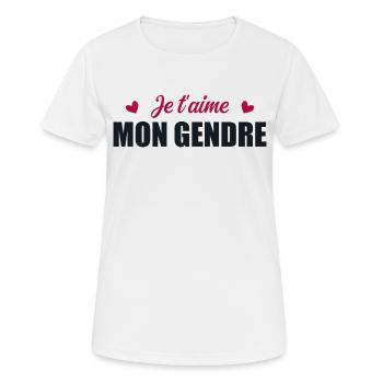 Ich liebe dich, mein Schwiegersohn - Frauen T-Shirt atmungsaktiv - Weiß - Vorne - AI Model Female 172 dark (172cm)