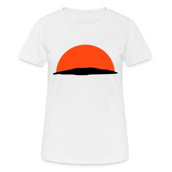 sunset - Frauen T-Shirt atmungsaktiv - Weiß - Vorne - AI Model Female 172 dark (172cm)