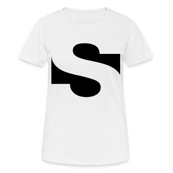 negative s - Frauen T-Shirt atmungsaktiv - Weiß - Vorne - AI Model Female 172 dark (172cm)