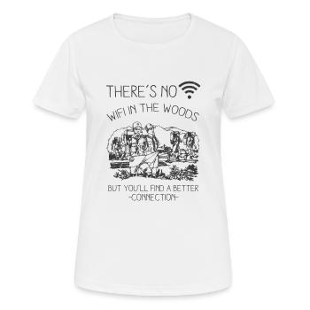 amoureux de la nature - T-shirt respirant Femme - blanc - Devant - AI Model Female 172 dark (172cm)