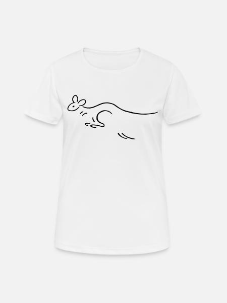 känguruh - Women's Breathable T-Shirt - white