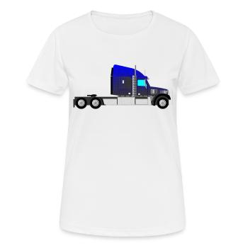 Lkw-Lkw - Frauen T-Shirt atmungsaktiv - Weiß - Vorne - AI Model Female 172 dark (172cm)