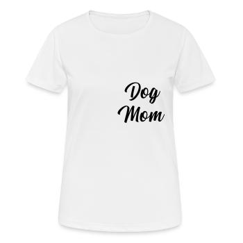 Chiens chien aiment les amoureux des chiens - T-shirt respirant Femme - blanc - Devant - AI Model Female 172 dark (172cm)