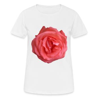 Soul Rose - T-shirt respirant Femme - blanc - Devant - AI Model Female 172 dark (172cm)