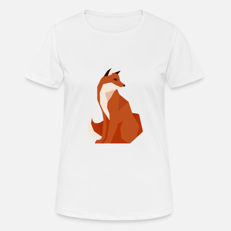 Fox - Women's Breathable T-Shirt - white