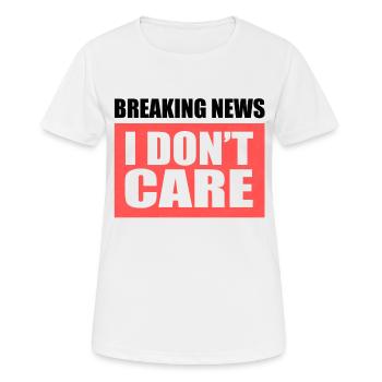 sarcasme - T-shirt respirant Femme - blanc - Devant - AI Model Female 172 dark (172cm)