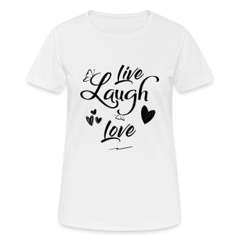 Proverbes - T-shirt respirant Femme - blanc - Devant - AI Model Female 172 dark (172cm)