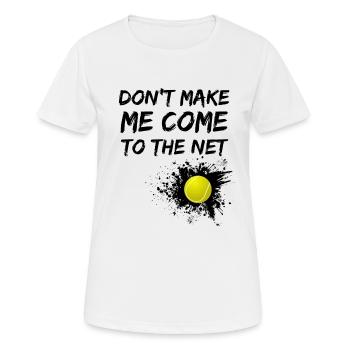 Tennis Tennisspieler Tennisplatz - Frauen T-Shirt atmungsaktiv - Weiß - Vorne - AI Model Female 172 dark (172cm)