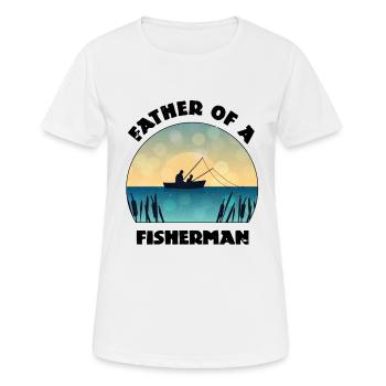 Angeln Angler Fischerei Fischer - Frauen T-Shirt atmungsaktiv - Weiß - Vorne - AI Model Female 172 dark (172cm)