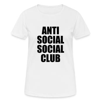Sarkasmus sarkastisch - Frauen T-Shirt atmungsaktiv - Weiß - Vorne - AI Model Female 172 dark (172cm)