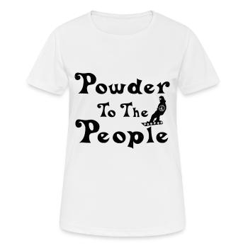 Snowboard Snowboard Snowboard - T-shirt respirant Femme - blanc - Devant - AI Model Female 172 dark (172cm)