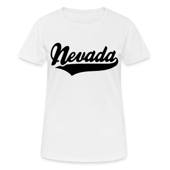 Nevada - Frauen T-Shirt atmungsaktiv - Weiß - Vorne - AI Model Female 172 dark (172cm)