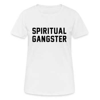 Spiritual gangster - Women's Breathable T-Shirt - white - Front - AI Model Female 172 dark (172cm)