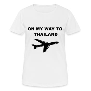 Thaïlande - T-shirt respirant Femme - blanc - Devant - AI Model Female 172 dark (172cm)