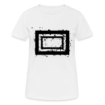 Techno style - Women's Breathable T-Shirt - white - Front - AI Model Female 172 dark (172cm)