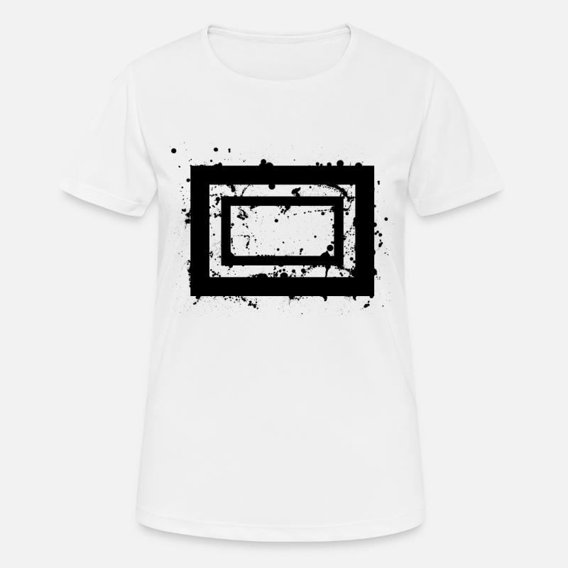 Techno style - Women's Breathable T-Shirt - white