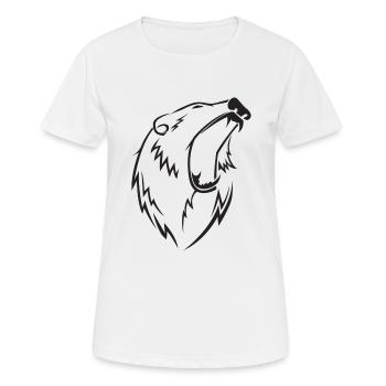 Bear - Women's Breathable T-Shirt - white - Front - AI Model Female 172 dark (172cm)