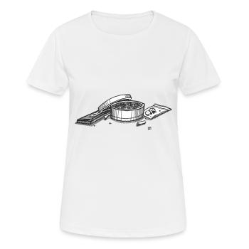 Legalize it! - Frauen T-Shirt atmungsaktiv - Weiß - Vorne - AI Model Female 172 dark (172cm)