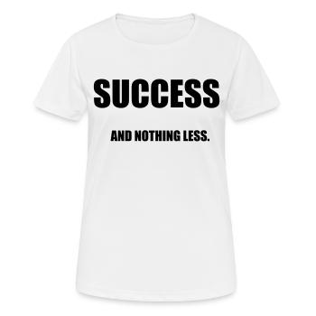 Success - Women's Breathable T-Shirt - white - Front - AI Model Female 172 dark (172cm)