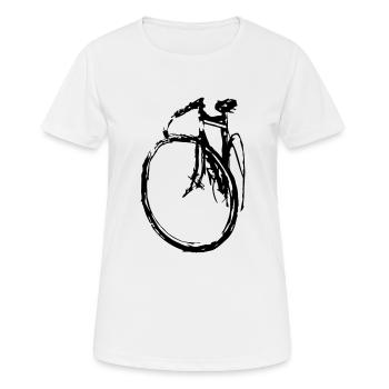 ROAD 8 - T-shirt respirant Femme - blanc - Devant - AI Model Female 172 dark (172cm)