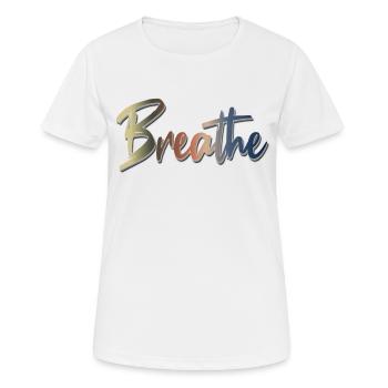respirer - T-shirt respirant Femme - blanc - Devant - AI Model Female 172 dark (172cm)