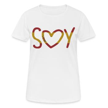 SOY ESPANA - Women's Breathable T-Shirt - white - Front - AI Model Female 172 dark (172cm)