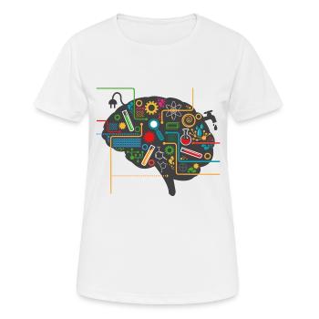 Science Physicist Mathematician - Women's Breathable T-Shirt - white - Front - AI Model Female 172 dark (172cm)
