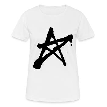 anarchie - T-shirt respirant Femme - blanc - Devant - AI Model Female 172 dark (172cm)