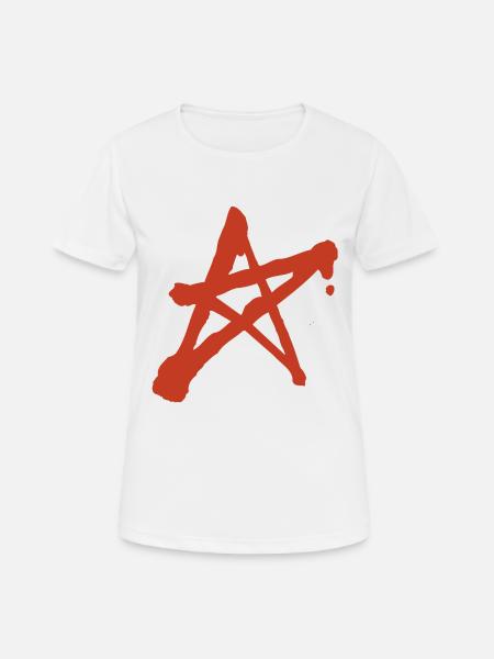 anarchie - Frauen T-Shirt atmungsaktiv - Weiß