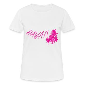Hawaii - Women's Breathable T-Shirt - white - Front - AI Model Female 172 dark (172cm)
