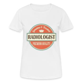Cadeau RADIOLOGISTE Drôle Activité de radiologie - T-shirt respirant Femme - blanc - Devant - AI Model Female 172 dark (172cm)