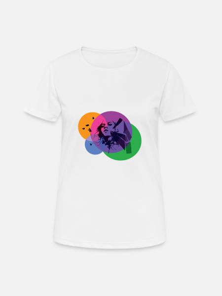 Banksy Stlye - Woman - Women's Breathable T-Shirt - white