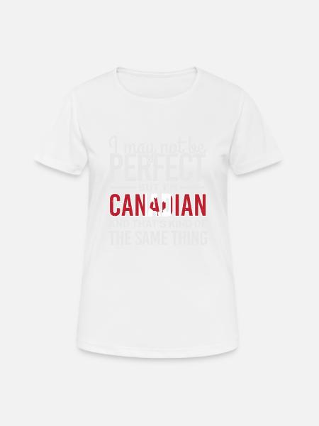 Canadian - Women's Breathable T-Shirt - white