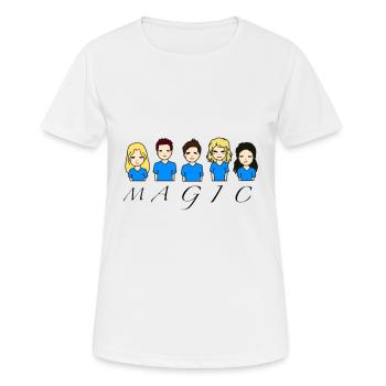 Magic Anatomy - Women's Breathable T-Shirt - white - Front - AI Model Female 172 dark (172cm)
