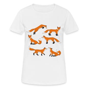 Red Fox selection - Women's Breathable T-Shirt - white - Front - AI Model Female 172 dark (172cm)