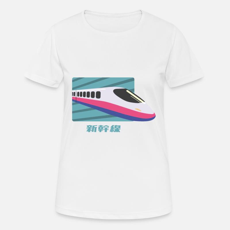 Shinkansen - Women's Breathable T-Shirt - white