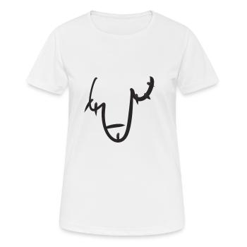 pénis - T-shirt respirant Femme - blanc - Devant - AI Model Female 172 dark (172cm)