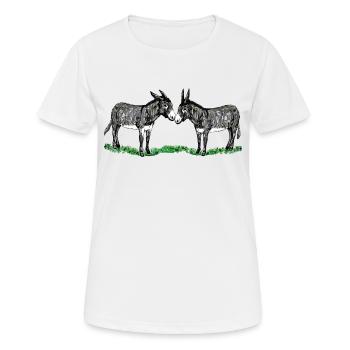 2esis - Women's Breathable T-Shirt - white - Front - AI Model Female 172 dark (172cm)