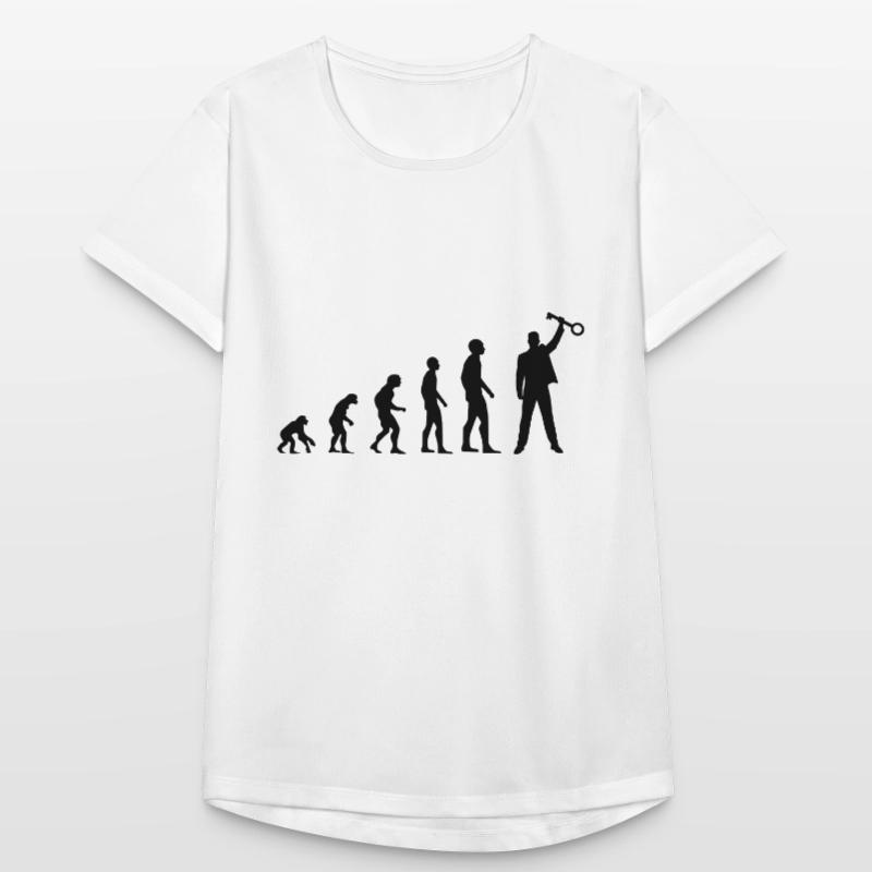 Die Evolution des Escape Room Homo Sapiens oder so Frauen T-Shirt atmungsaktiv