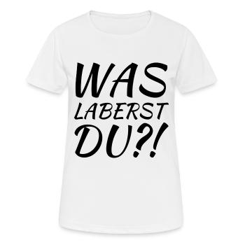 De quoi tu parles? - T-shirt respirant Femme - blanc - Devant - AI Model Female 172 dark (172cm)