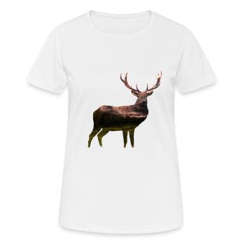 CERF DOLOMITE - T-shirt respirant Femme - blanc - Devant - AI Model Female 172 dark (172cm)