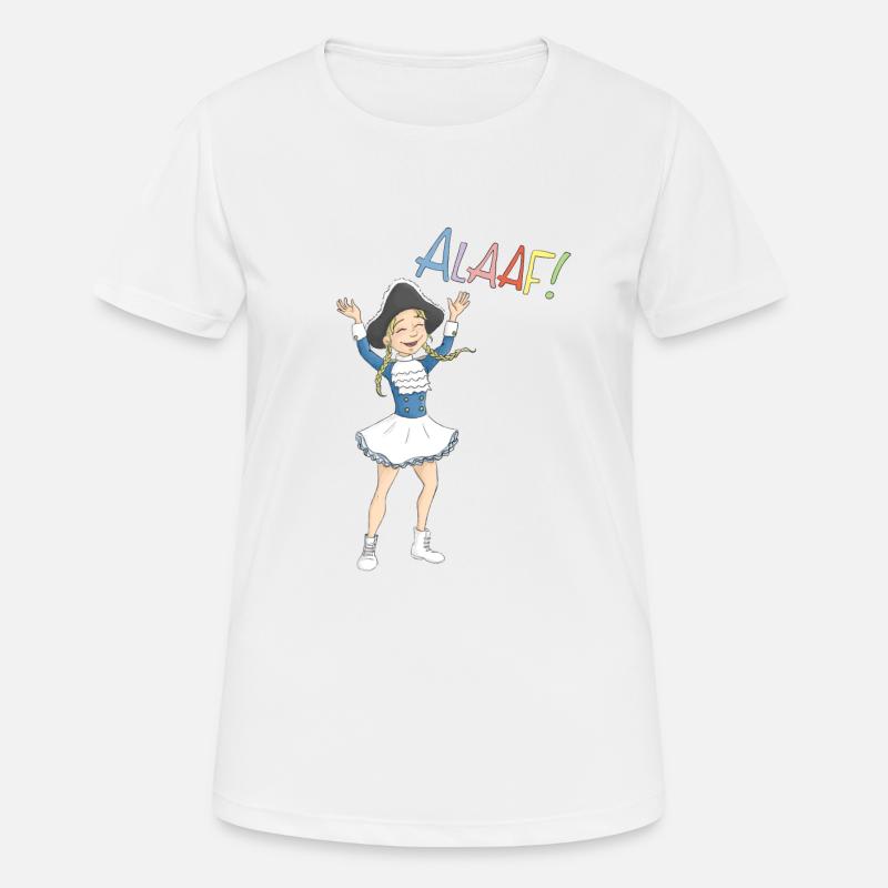 Sparksmariechen Alaaf - Women's Breathable T-Shirt - white