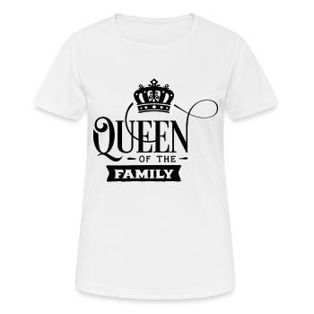 Reine - T-shirt respirant Femme - blanc - Devant - AI Model Female 172 dark (172cm)