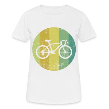 Bicycle - Women's Breathable T-Shirt - white - Front - AI Model Female 172 dark (172cm)