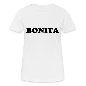 bonita - T-shirt respirant Femme - blanc - Devant - AI Model Female 172 dark (172cm)