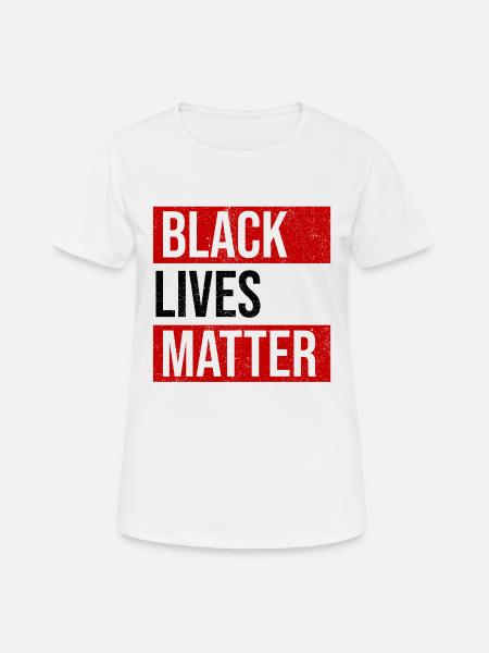 Black Lives Matter - Women's Breathable T-Shirt - white