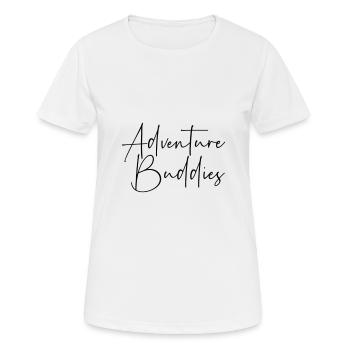 Copains d'aventure - T-shirt respirant Femme - blanc - Devant - AI Model Female 172 dark (172cm)