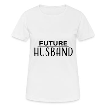 Futur mari - T-shirt respirant Femme - blanc - Devant - AI Model Female 172 dark (172cm)