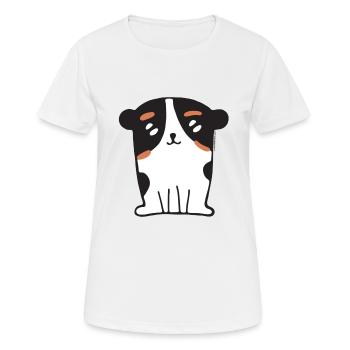 PAUL - Women's Breathable T-Shirt - white - Front - AI Model Female 172 dark (172cm)